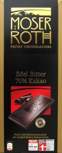 Dunkle Schokolade von Aldi: Moser Roth Edelbitter