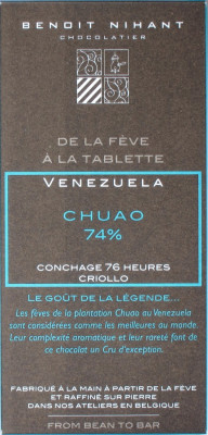 Benoît Nihant Chuao, 74%