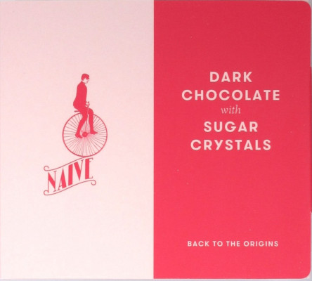 Chocolate Naive Dark Chocolate with Sugar Crystals
