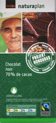 Coop Naturaplan Chocolat Noir 70% de Cacao