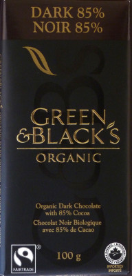 Green & Black’s Organic Dark Chocolate (85%)