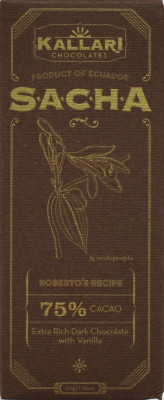 Kallari Sacha "Roberto's Recipe", 75%
