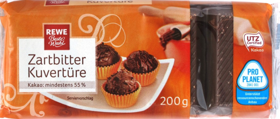 REWE Zartbitter Kuvertüre