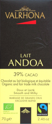 Valrhona Andoa Lait, 39%