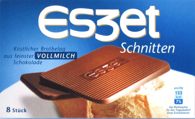 Eszet-Schnitten: Vollmilch