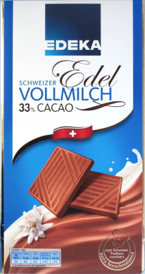 EDEKA Schweizer Edel-Vollmilch