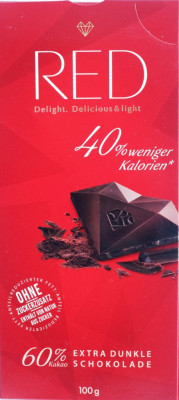 RED 60% Extra Dunkle Schokolade