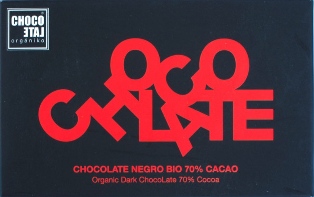 ChocoLate Orgániko Negro Bio 70% Cacao