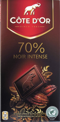 Côte d'Or 70% Noir Intense