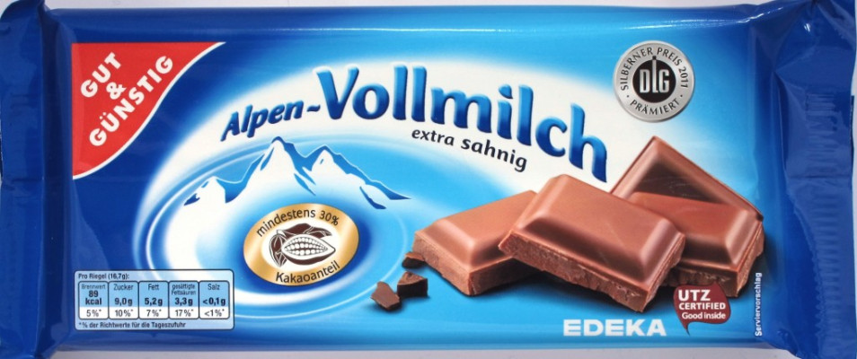 Gut & Günstig Alpen-Vollmilch