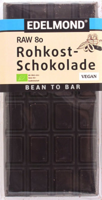 Edelmond Raw 80 Rohkost-Schokolade