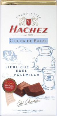 Hachez Cocoa de Balao Liebliche Edel-Vollmilch
