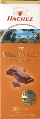 Hachez Wild Cocoa de Amazonas, 38%