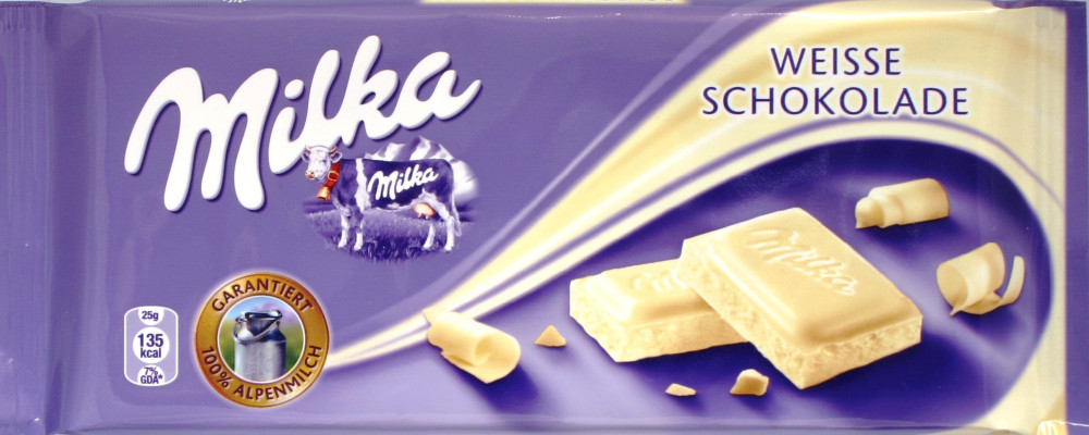 Milka Weisse Schokolade