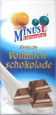 MinusL Laktosefrei Feinste Vollmilchschokolade