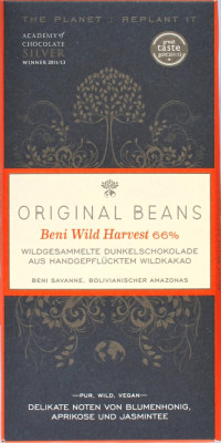 Original Beans Beni Wild Harvest 66%