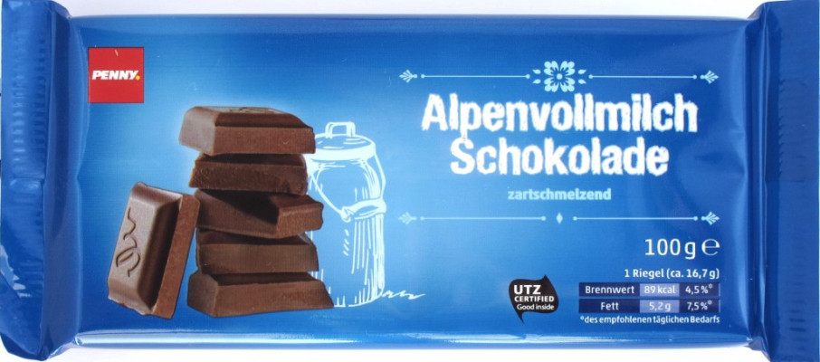 Penny Alpenvollmilchschokolade