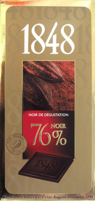 Poulain "1848" Noir 76%