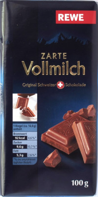 REWE Zarte Vollmilch