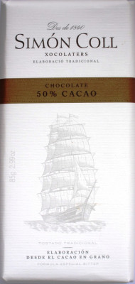 Simón Coll Chocolate 50% Cacao