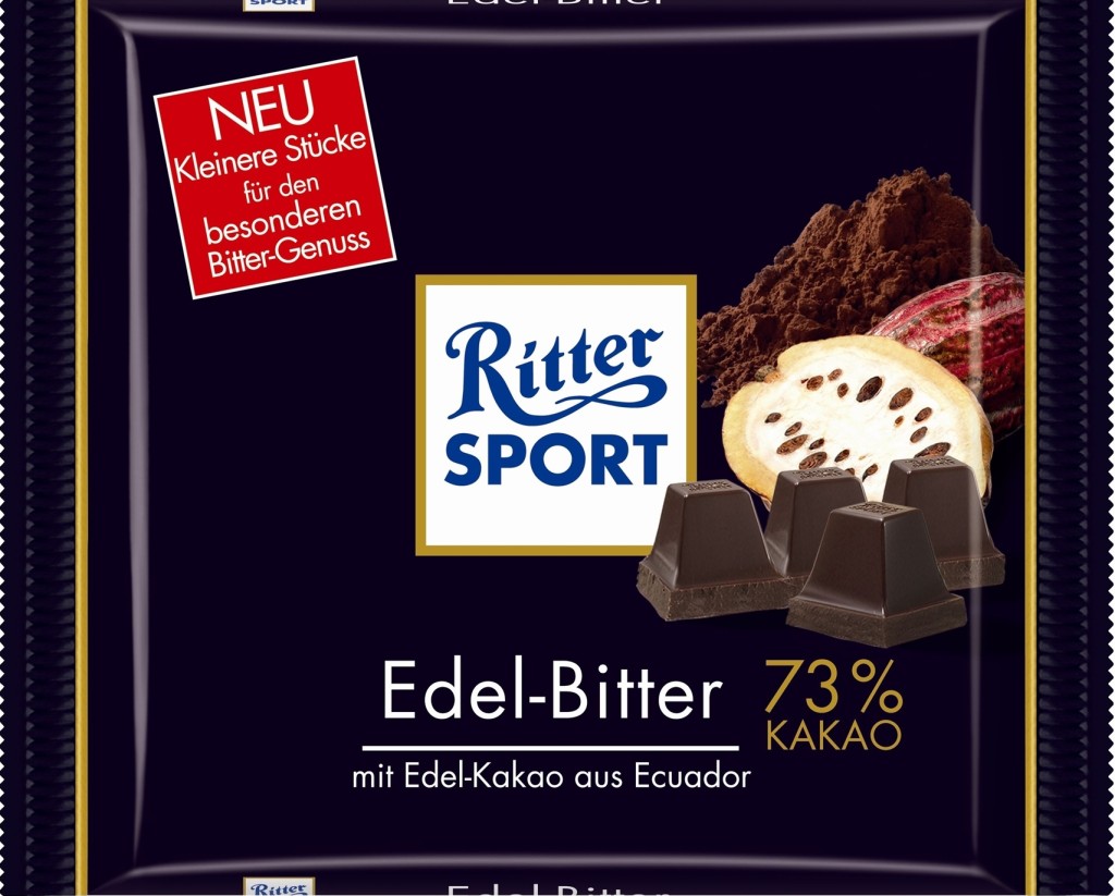 100g-Tafel Ritter Sport Edel-Bitter
