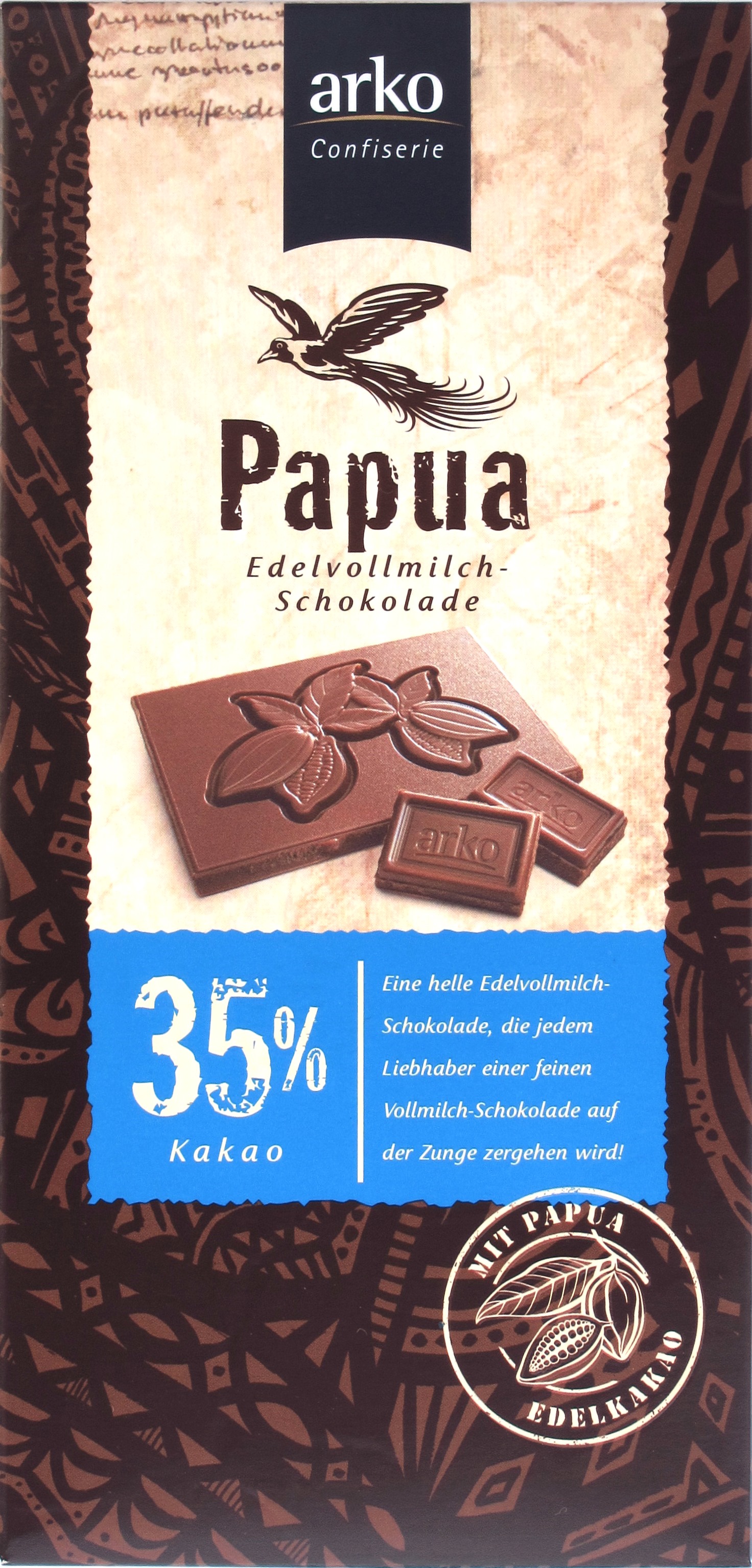 Arko-Milchschokolade 'Papua'