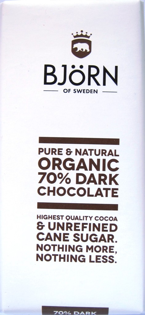 Björn of Sweden 70% Bitterschokolade