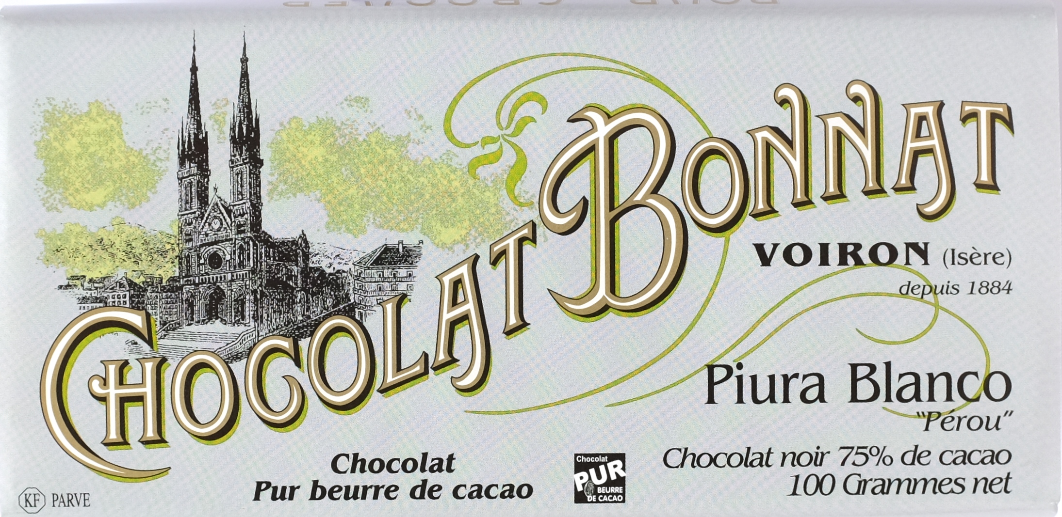 Bonnat Bitterschokolade 'Piura Blanco', Cover