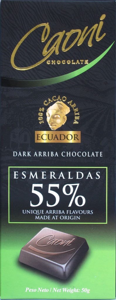 Caoni-Bitterschokolade Esmeraldas 55%