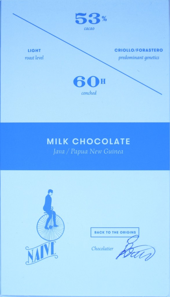 Chocolate Naive-Milchschokolade 53%