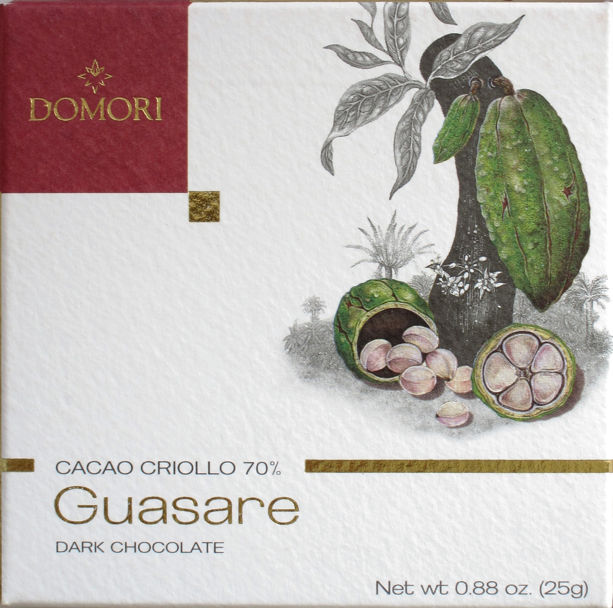 Domori Schokolade Guasare 70%, Vorderseite
