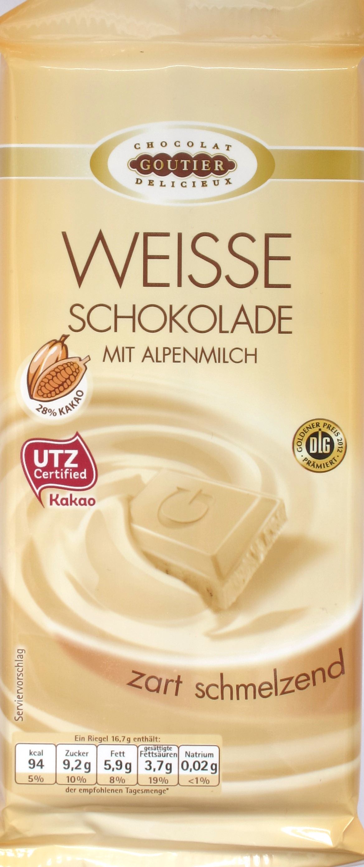 Goutier/Netto Weiße Schokolade