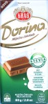 Kraš Stevia Milchschokolade 32%, Packung