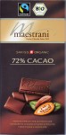 Maestrani-Fairtrade- und Bio-Schokolade "72% Cacao"