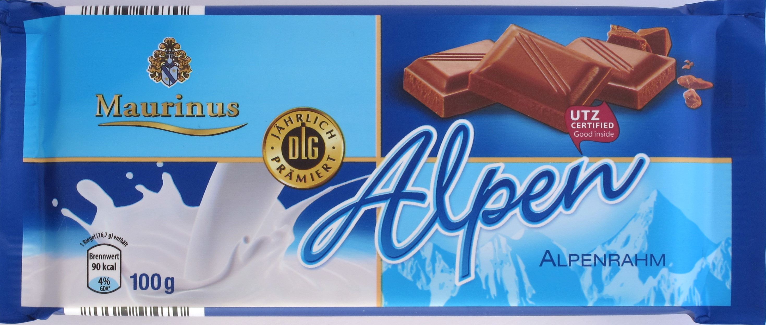 Maurinus/Aldi Milchschokolade 30%