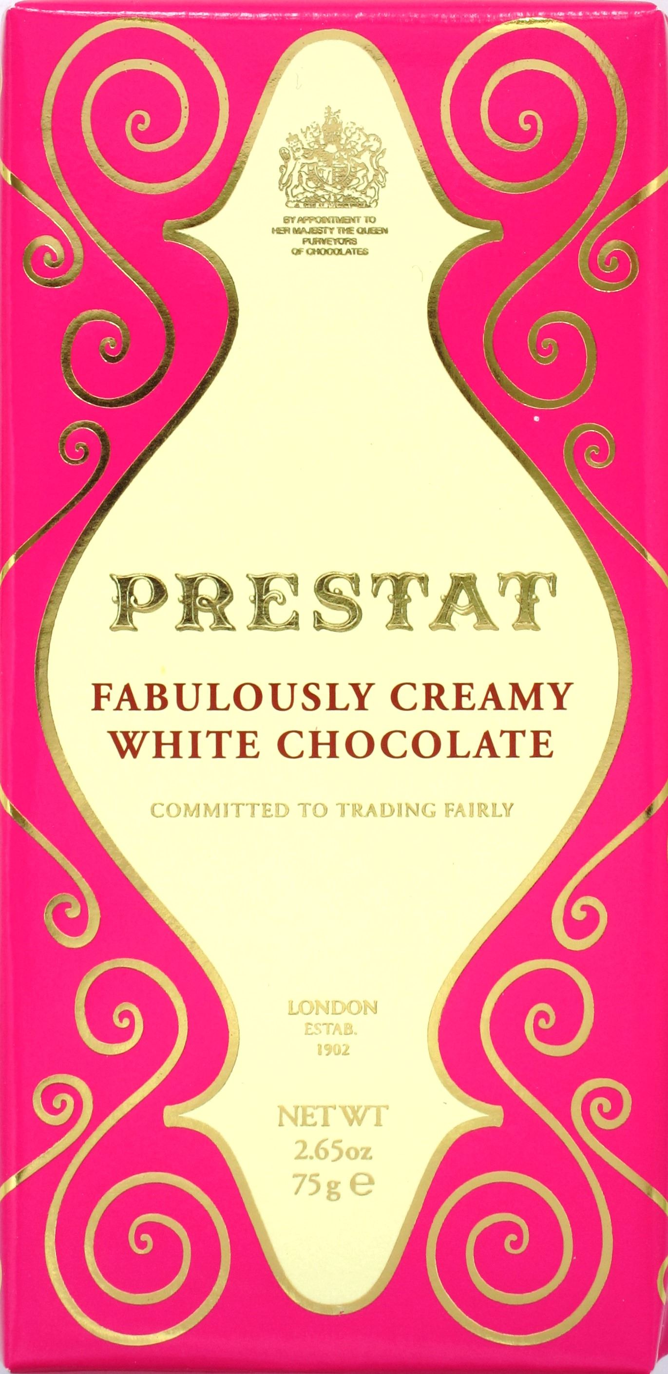Tafel Prestat "Creamy White"