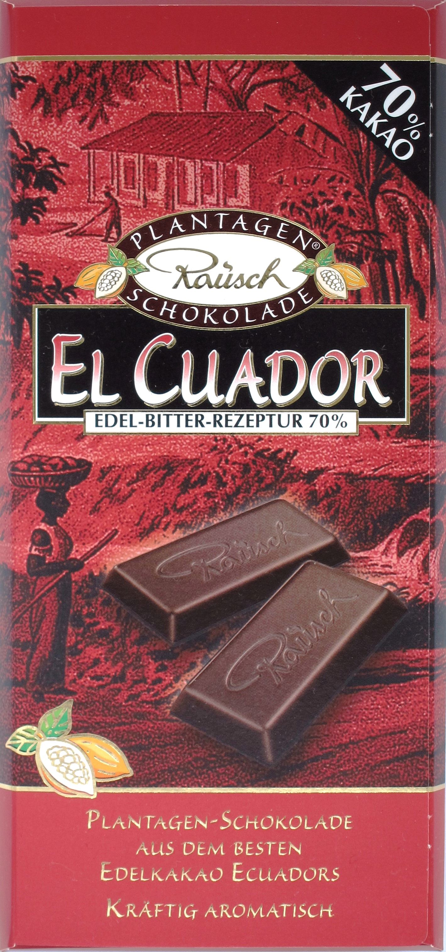 Rausch Ecuador-Bitterschokolade 70%