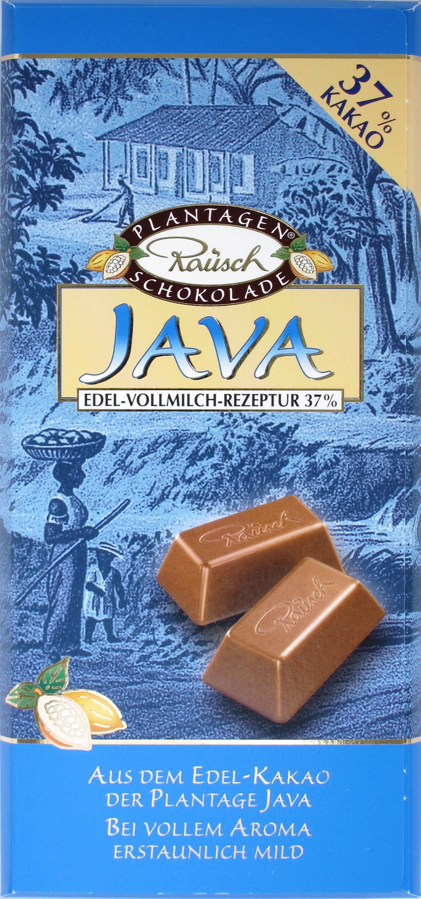 Rausch 37% Plantagenschokolade "Java"