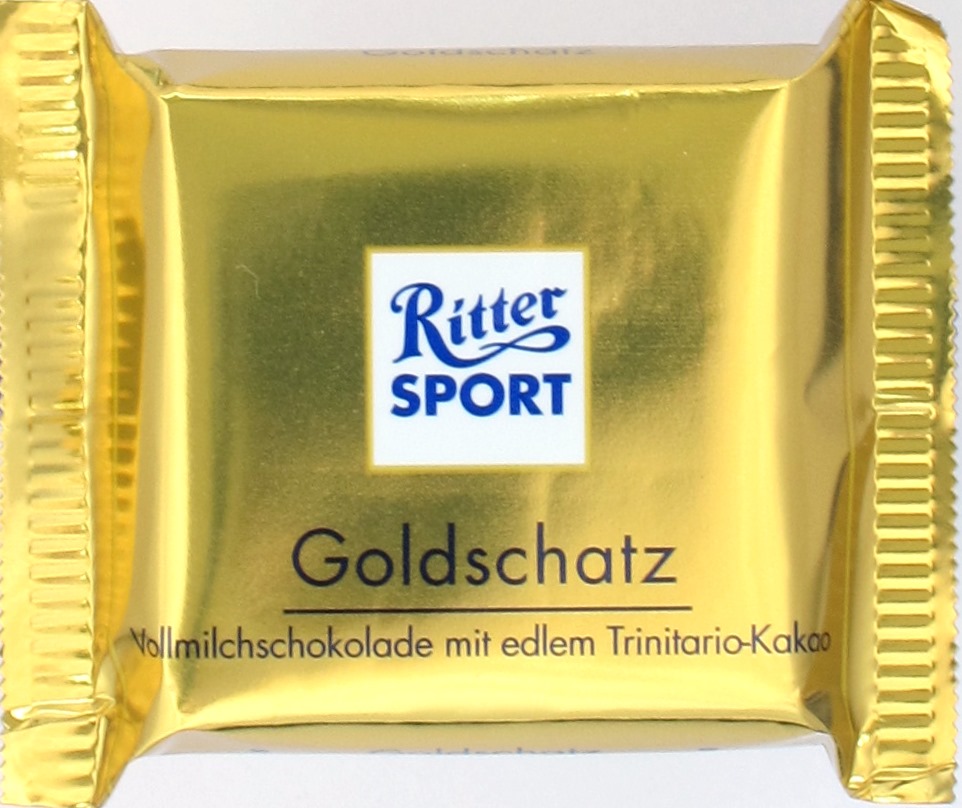 Ritter Sport Milchschokolade Goldschatz 40%