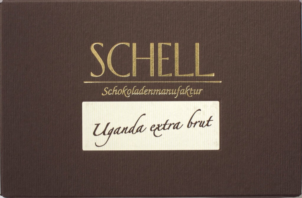 Schell-Schokolade "Uganda extra brut" 85%