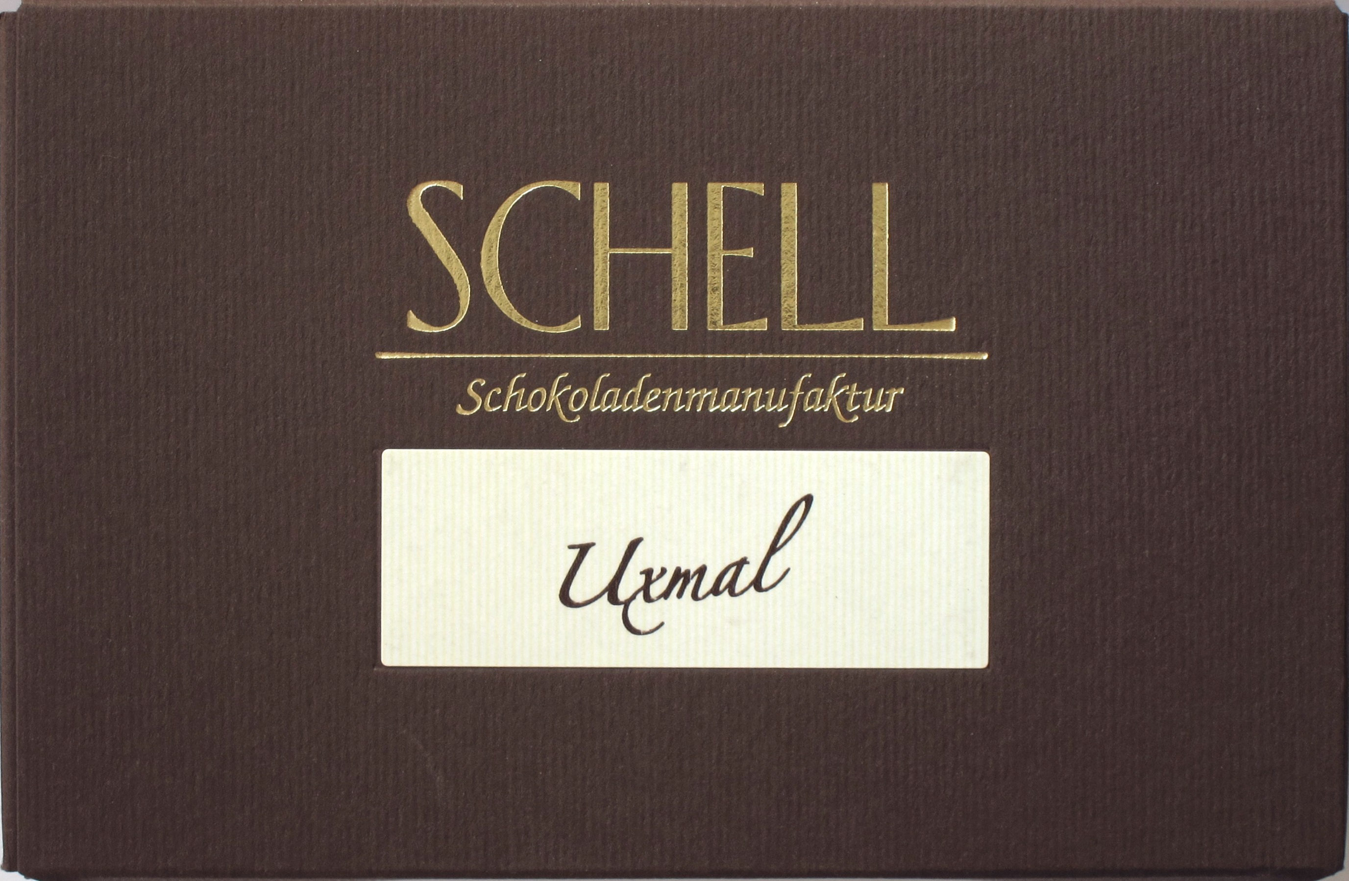 Schell-Schokolade Uxmal, Vorderseite