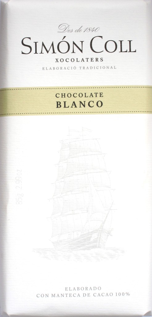 Vorderseite: Simón Coll Weiße Schokolade