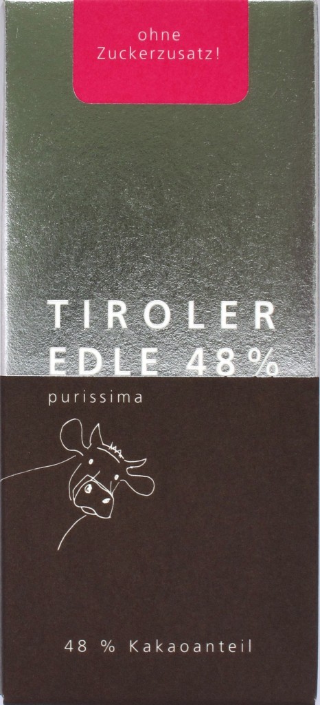 Tafel: Purissima Maxima 48% von Tiroler Edle