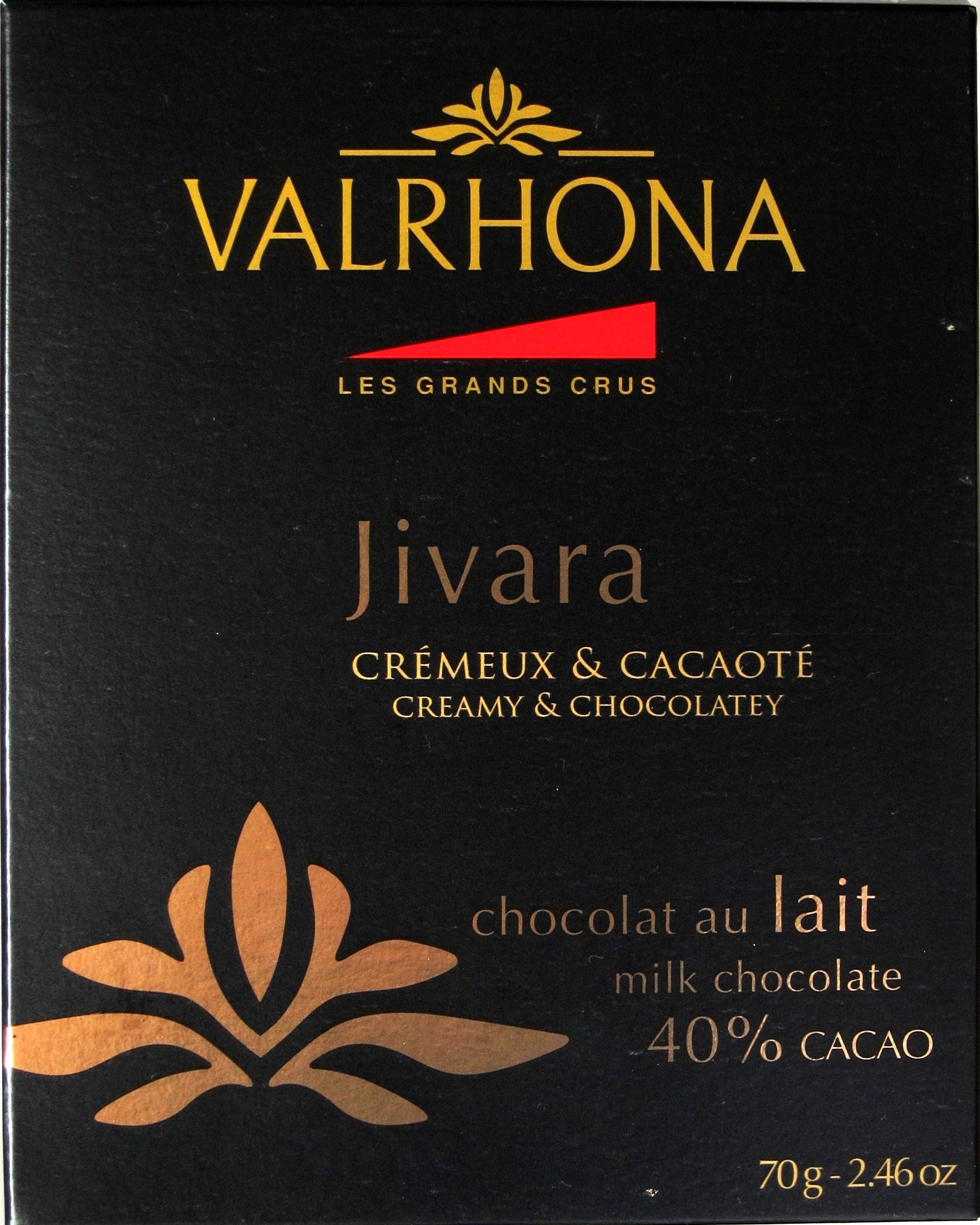 Tafel Valrhona Jivara Milchschokolade