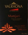 Valrhona Manjari 64% - Tafelvorderseite